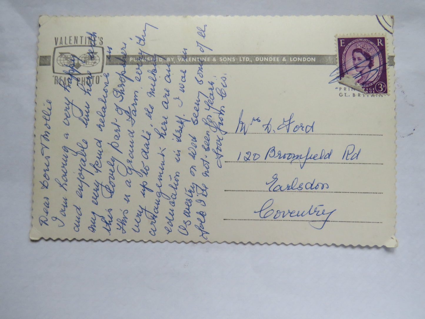 Vintage Postcard of Ellesmere, Multiview Postcard