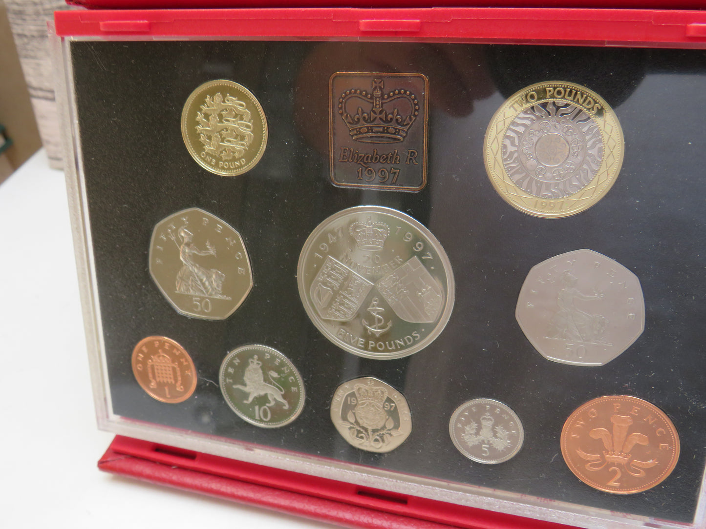 1997 United Kingdom Proof Coin Collection / Set By The Royal Mint