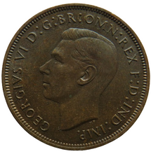 Load image into Gallery viewer, 1938 King George VI One Penny Coin In Better Grade
