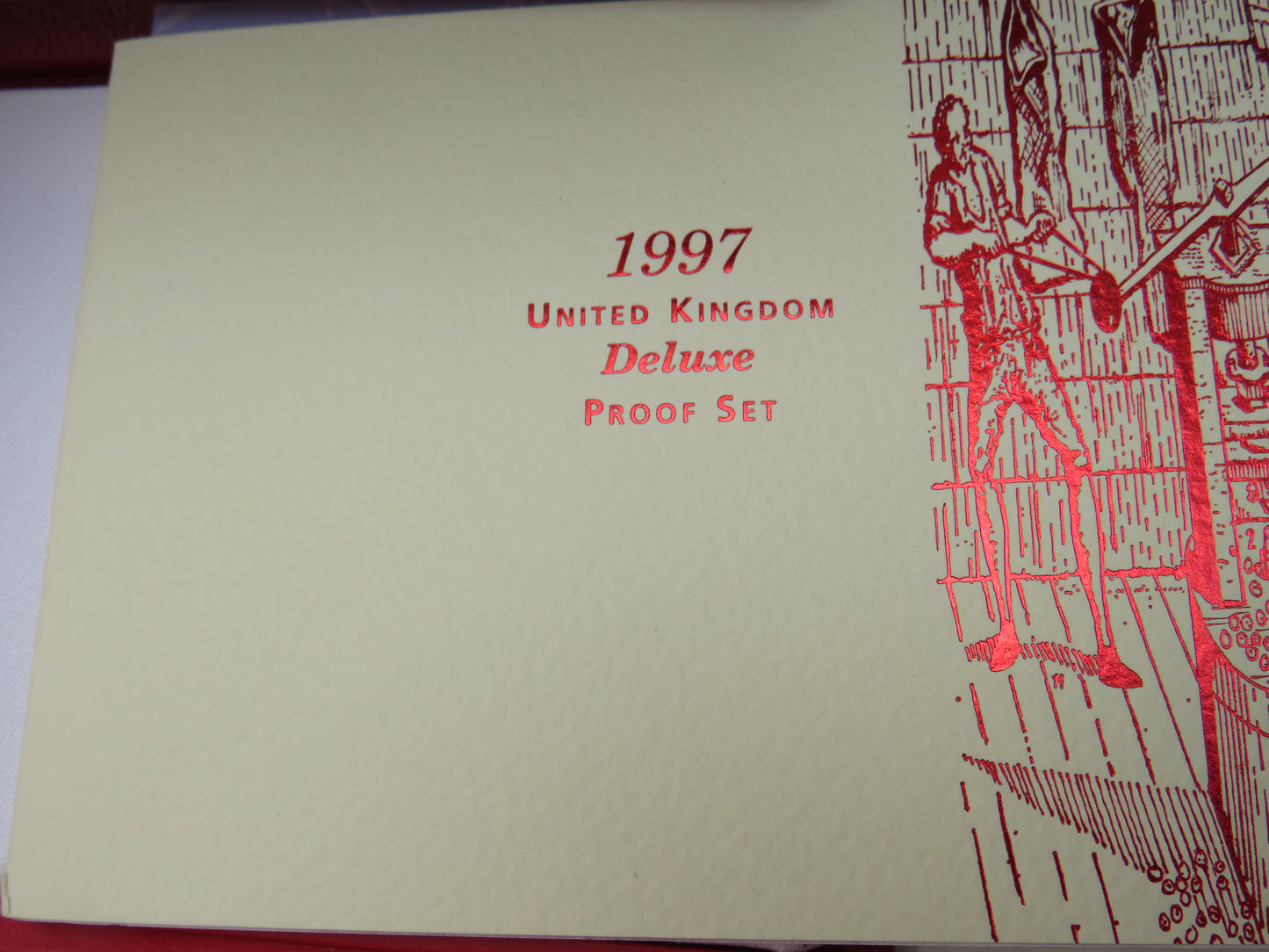 1997 United Kingdom Proof Coin Collection / Set By The Royal Mint