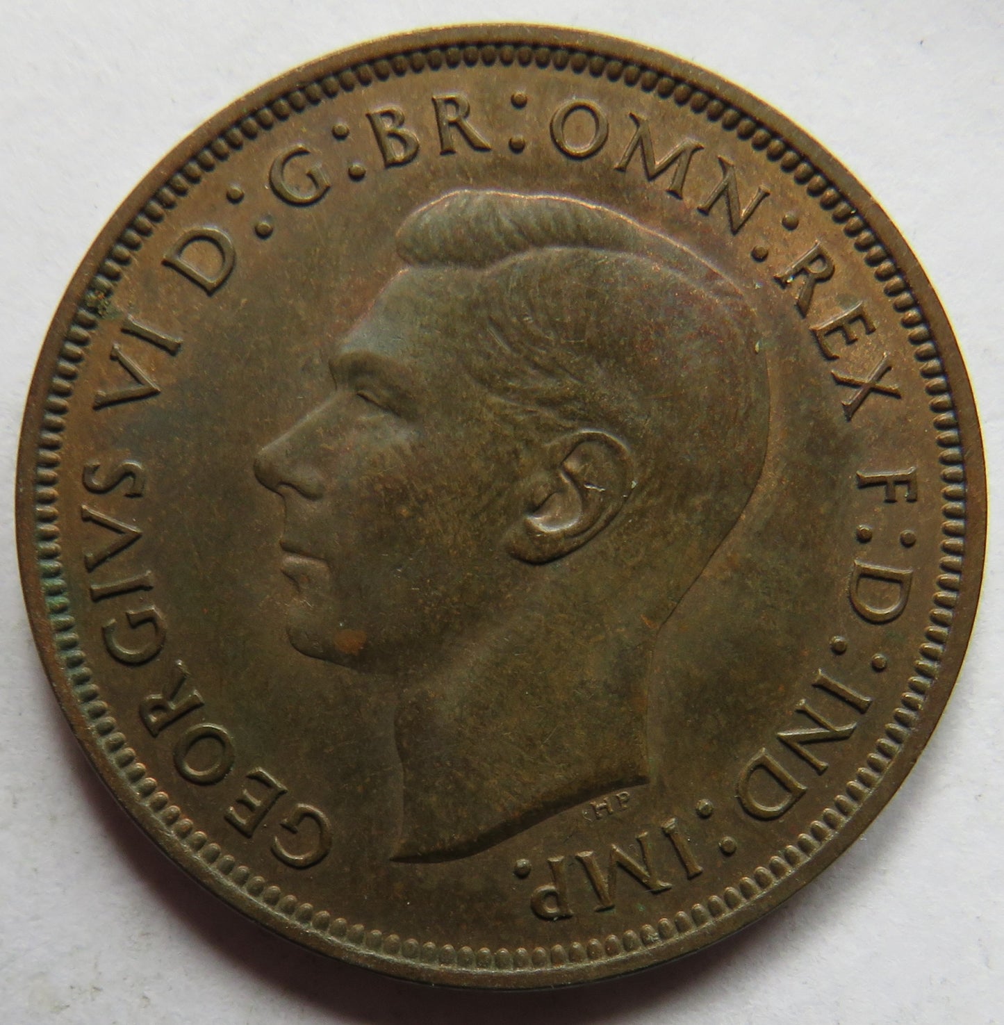 1938 King George VI One Penny Coin In Better Grade