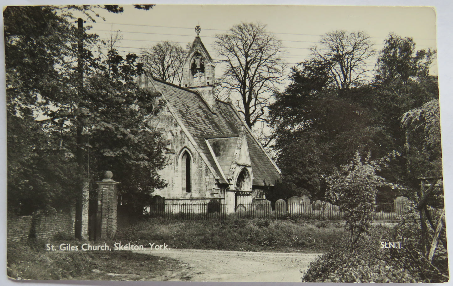 Vintage Postcard of St. Giles Church, Skelton, York