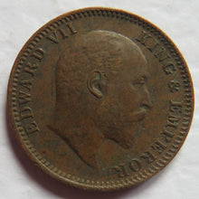 Load image into Gallery viewer, 1905 King Edward VII India 1/4 Quarter Anna Coin
