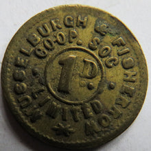 Load image into Gallery viewer, Musselburgh &amp; Fisherrow Cooperative Society 1d Penny Token
