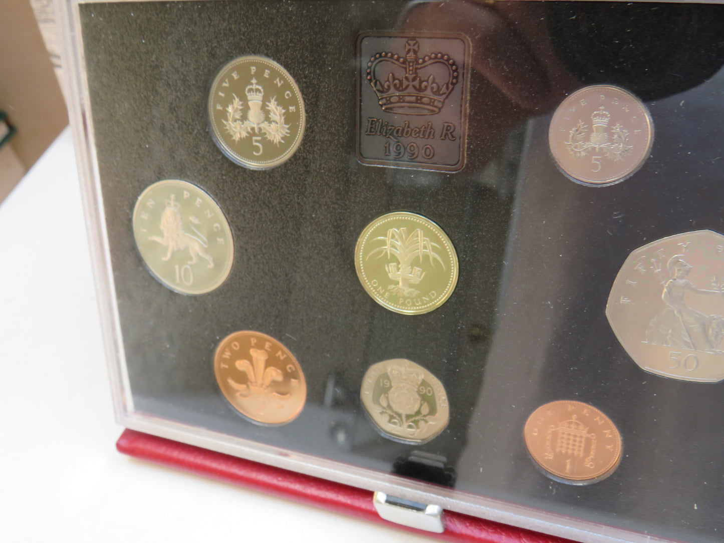 1990 United Kingdom Proof Coin Collection / Set By The Royal Mint