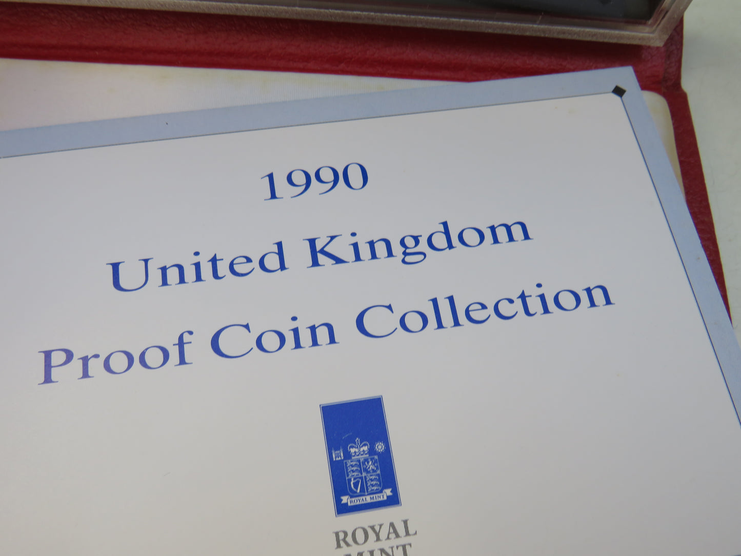 1990 United Kingdom Proof Coin Collection / Set By The Royal Mint