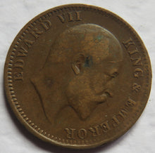 Load image into Gallery viewer, 1906 King Edward VII India 1/4 Quarter Anna Coin
