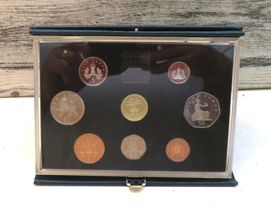 1990 United Kingdom Proof Coin Collection / Set By The Royal Mint