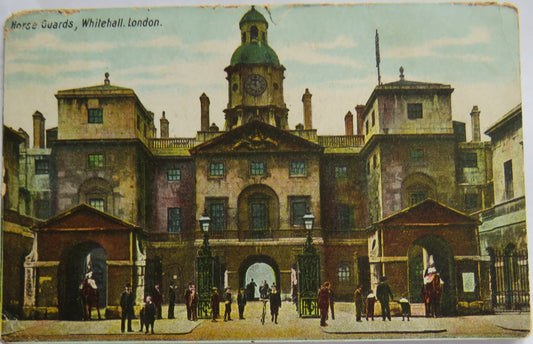 Vintage Postcard of The Horse Guards, Whitehall. London