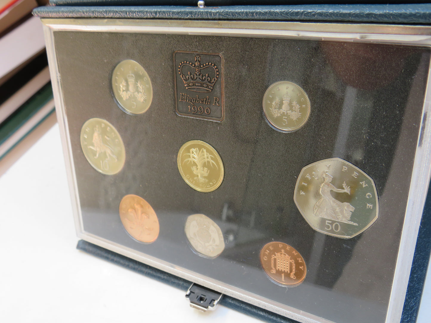 1990 United Kingdom Proof Coin Collection / Set By The Royal Mint