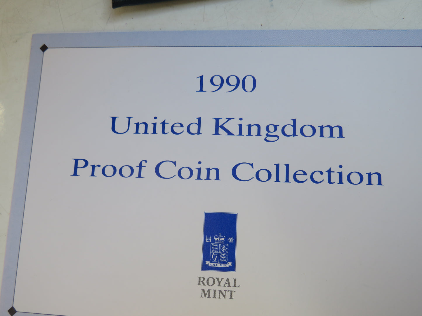 1990 United Kingdom Proof Coin Collection / Set By The Royal Mint