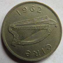 Load image into Gallery viewer, 1962 Eire Ireland Halfcrown Coin
