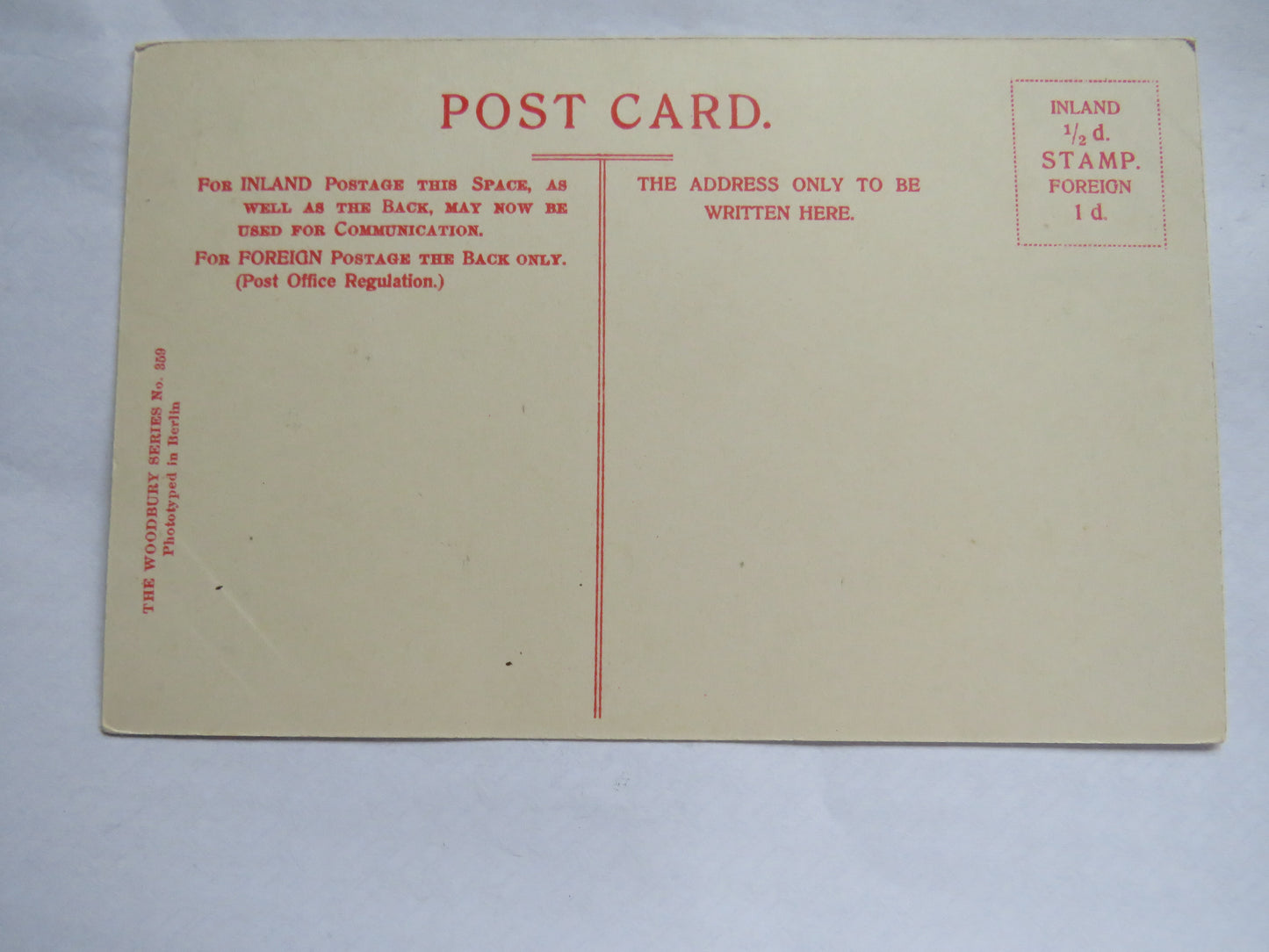 Vintage Postcard of The Horse Guards, London, Date on Front