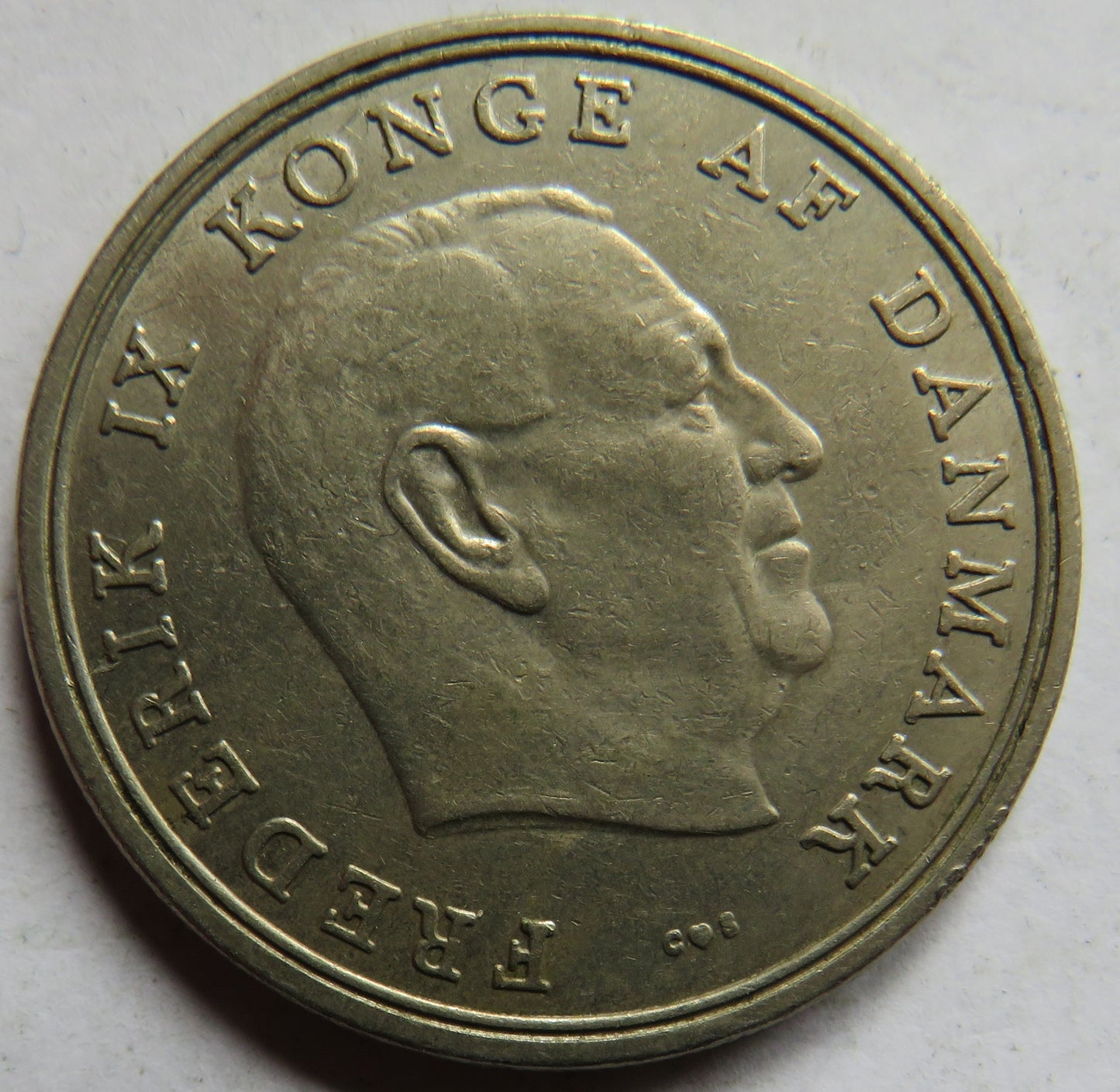 1965 Denmark 5 Kroner Coin
