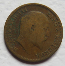 Load image into Gallery viewer, 1908 King Edward VII India 1/4 Quarter Anna Coin
