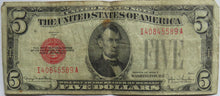 Load image into Gallery viewer, 1928 United States of America $5 Two Dollars Banknote
