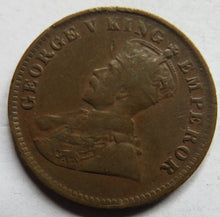 Load image into Gallery viewer, 1919 King George V India 1/4 Anna Coin
