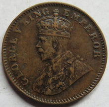 Load image into Gallery viewer, 1920 King George V India 1/4 Anna Coin
