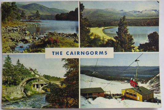 Vintage Postcard of The Cairngorms 1967