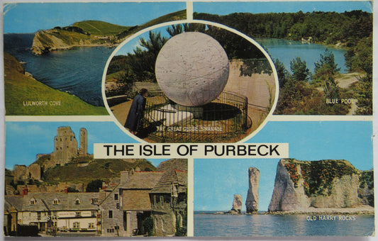Vintage Postcard of The Isle of Purbeck