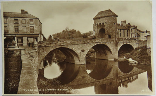 Vintage Postcard of Tudor Gate & Monnow Bridge, Monmouth