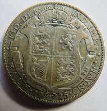 Load image into Gallery viewer, 1925 King George V Silver Halfcrown Coin - Scarce Date
