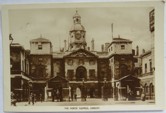 Vintage Postcard of The Horse Guards, London, Designed by Kent