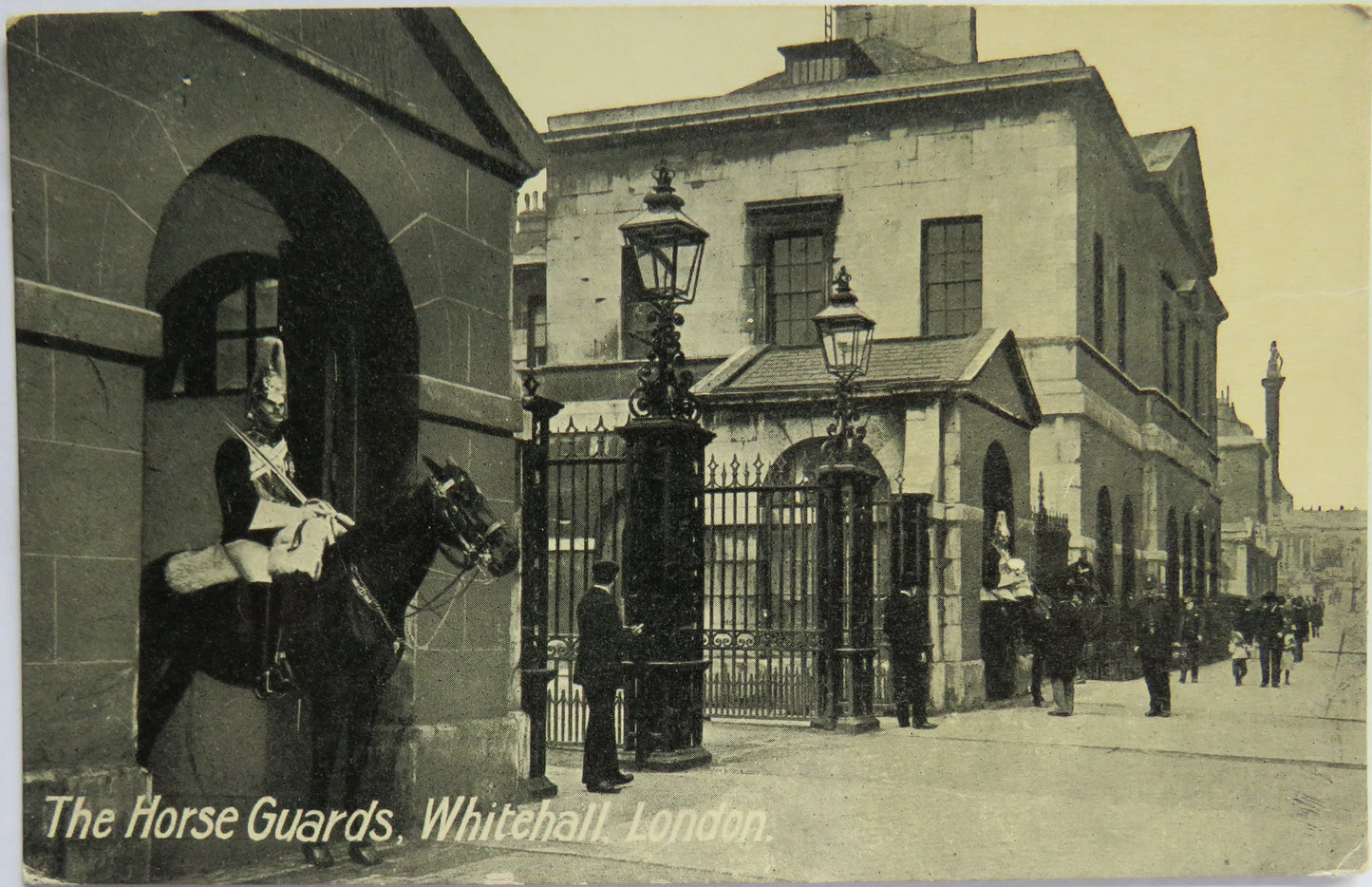 Vintage Postcard of The Horse Guards, Whitehall.  London, The "Classical" Series