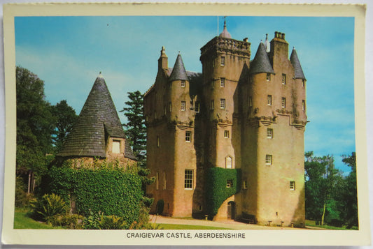 Vintage Postcard of Craigievar Castle, Aberdeenshire