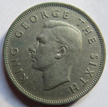 Load image into Gallery viewer, 1950 King George VI New Zealand Halfcrown Coin
