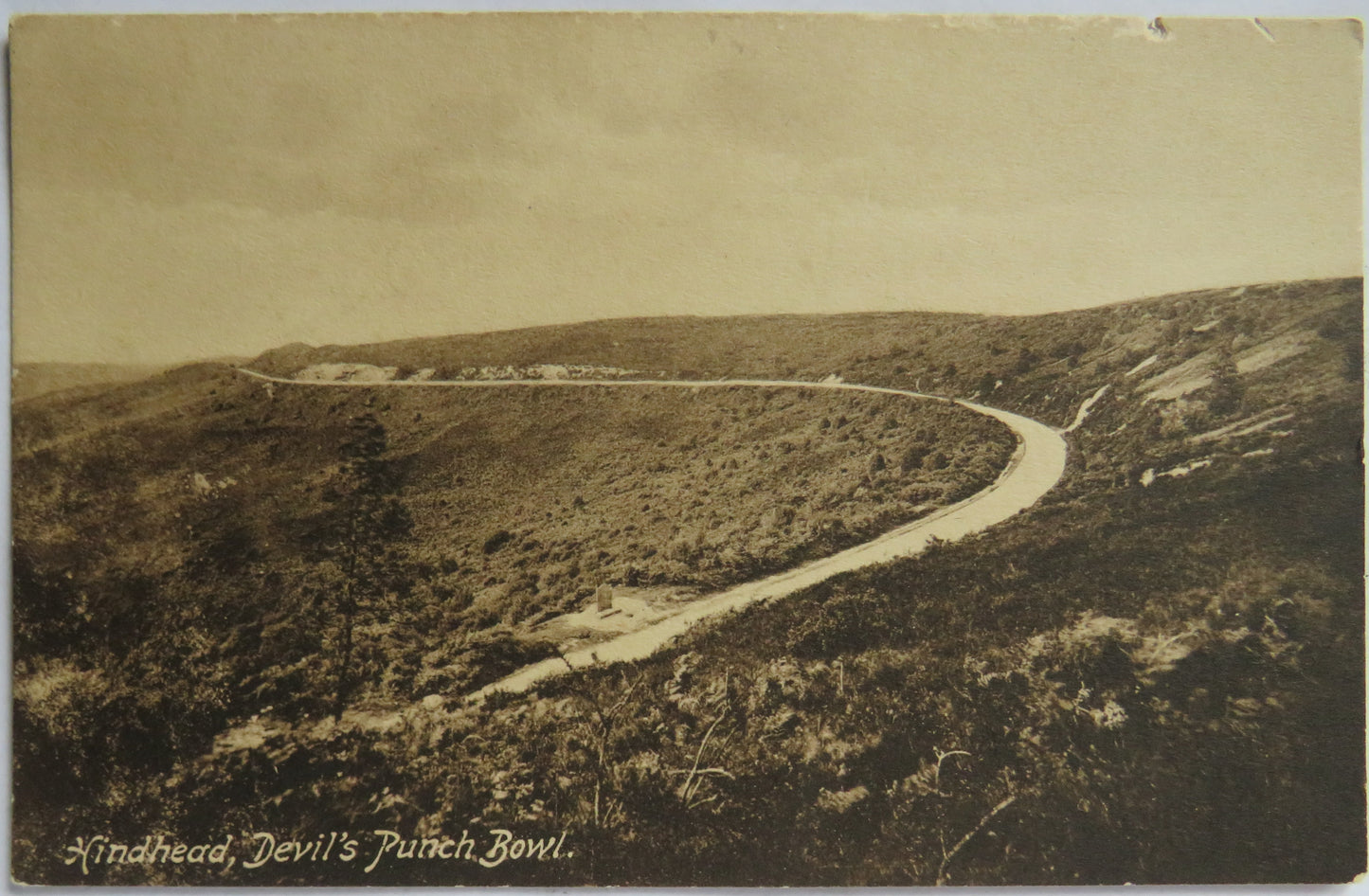 Vintage Postcard of Hindhead, Devil's Punch Bowl