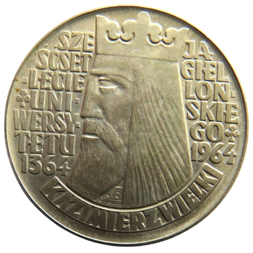 1964 Poland 10 Zlotys Coin