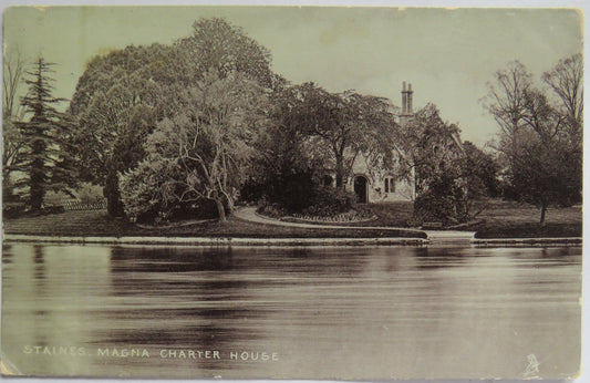 Vintage Postcard of Staines, Magna Charter House