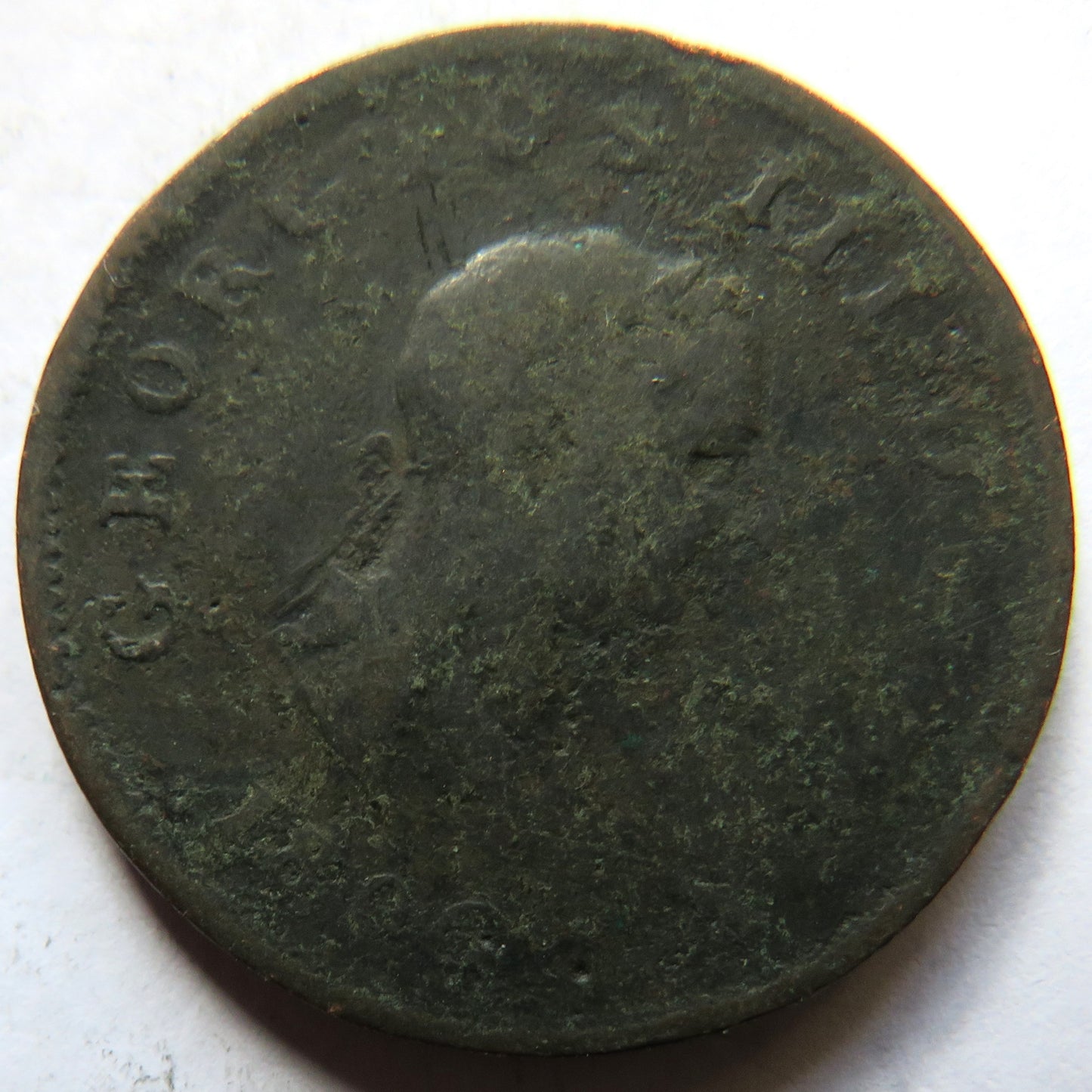 1806 King George III Halfpenny Coin - Great Britain