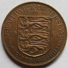 Load image into Gallery viewer, 1964 Jersey 1/12th of a Shilling Coin
