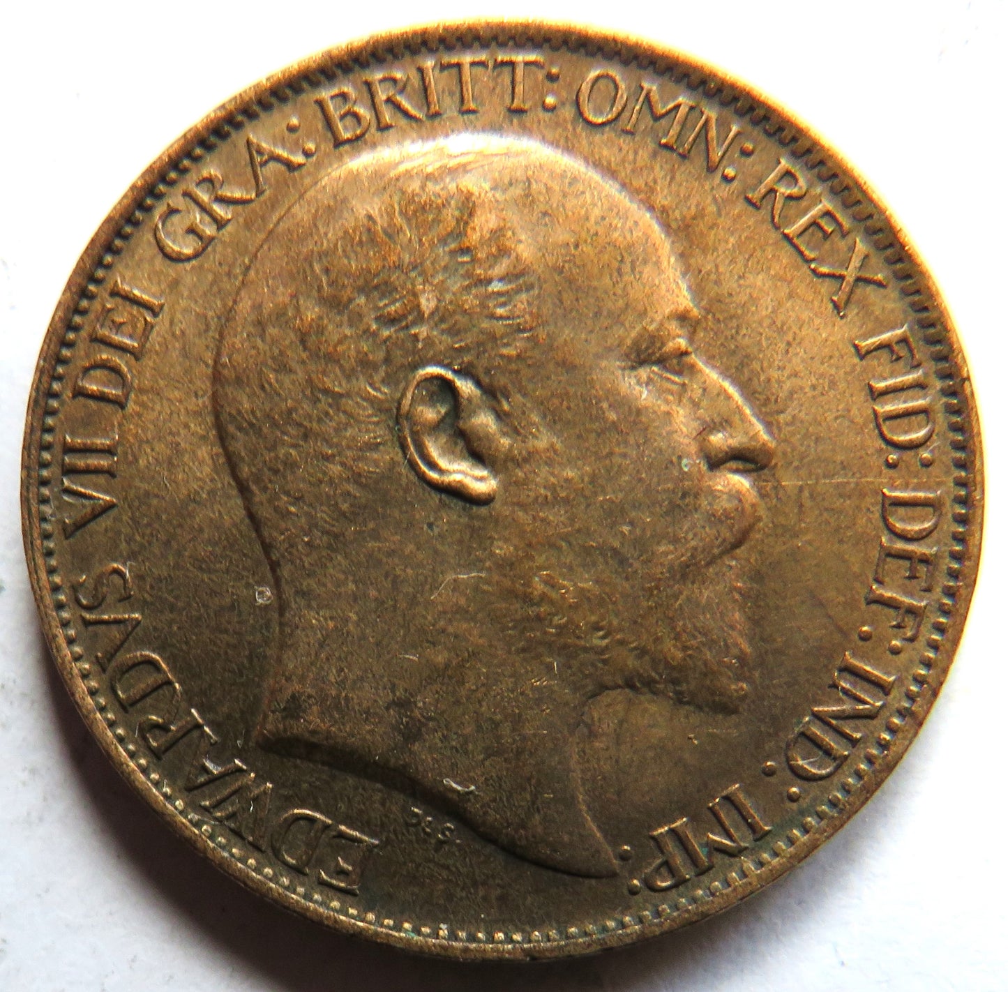 1902 King Edward VII Halfpenny Coin - Great Britain