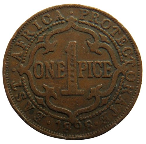 1898 East Africa Protectorate One Pice Coin