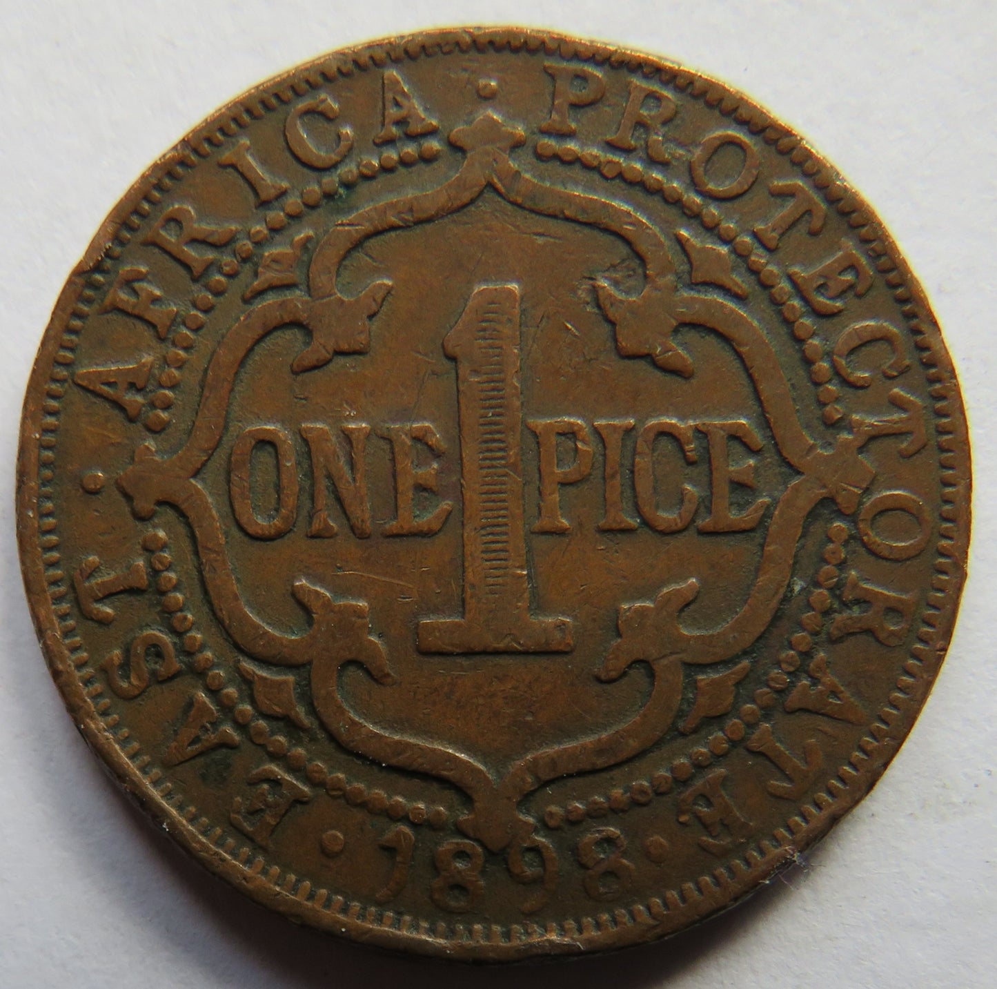 1898 East Africa Protectorate One Pice Coin