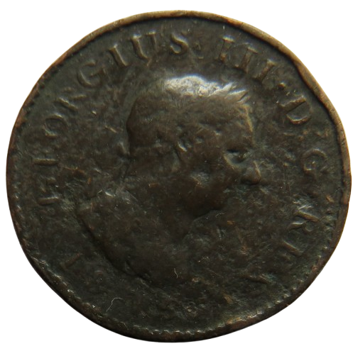 1806 King George III Farthing Coin - Great Britain