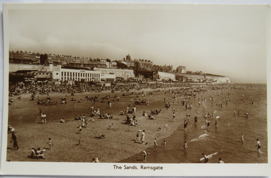 Vintage Postcard of The Sands, Ramsgate