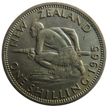 Load image into Gallery viewer, 1965 Queen Elizabeth II New Zealand Shilling Coin
