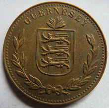 Load image into Gallery viewer, 1947-H Guernsey 8 Doubles Coin
