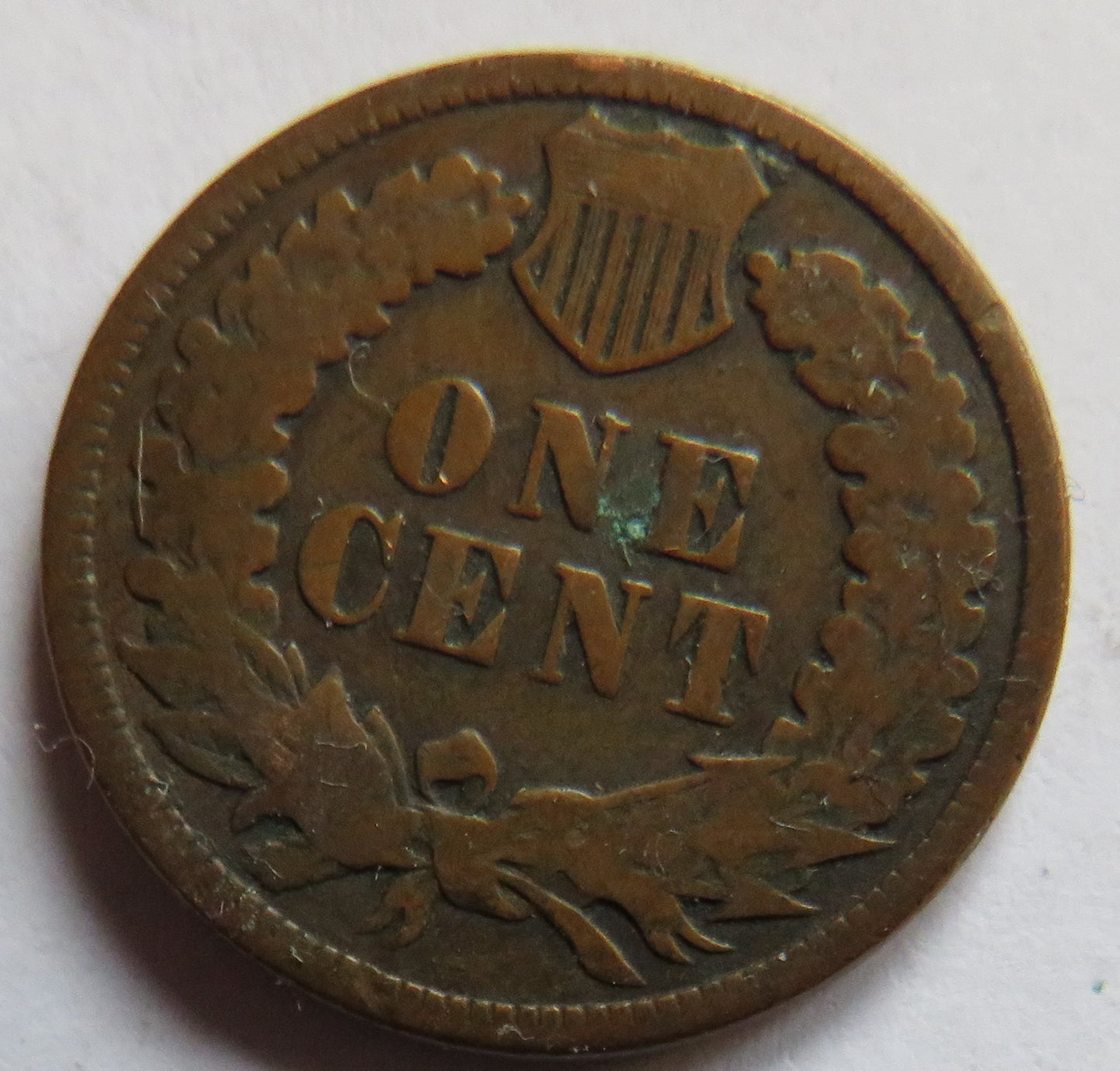 1880 USA Indian Head One Cent Coin