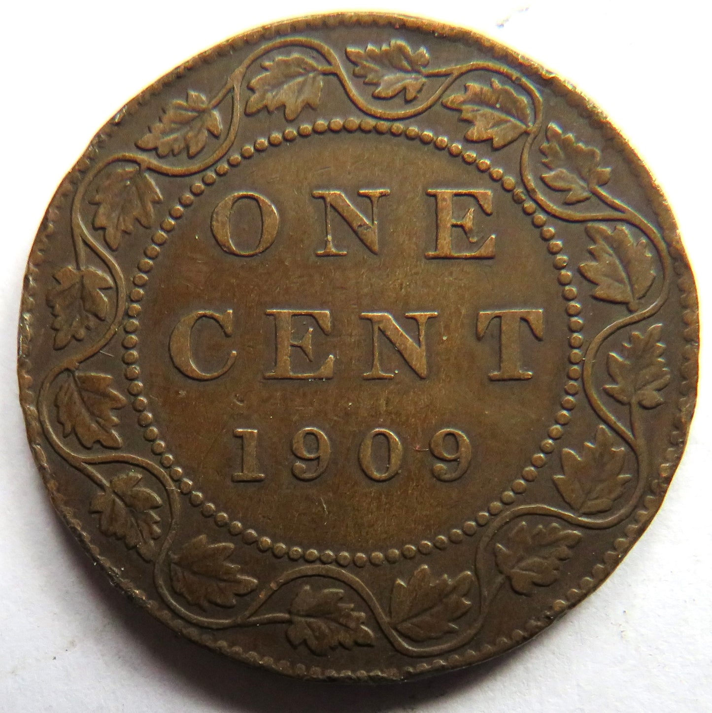 1909 King Edward VII Canada One Cent Coin