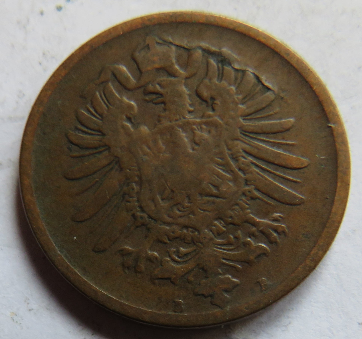 1875-B Germany 2 Pfennig Coin