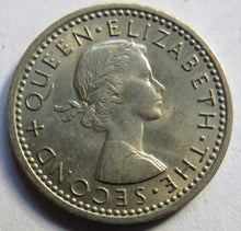 Load image into Gallery viewer, 1964 Queen Elizabeth II New Zealand Threepence Coin
