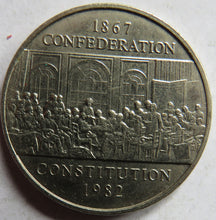 Load image into Gallery viewer, 1988 Canada $1 Coin 1867 Confederation Constitution
