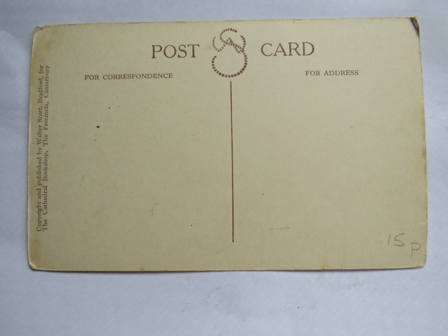 Vintage Postcard of Canterbury Cathedral from the West