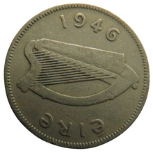 Load image into Gallery viewer, 1946 Ireland Eire Sixpence Coin
