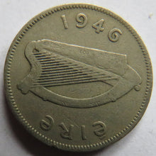 Load image into Gallery viewer, 1946 Ireland Eire Sixpence Coin
